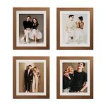 Art Street Set of 4 Individual Gold Wall Photo Frames Wall Decor, 4 Unit 8x10 inches