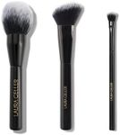 LAURA GELLER Best of the Best Brush Set - Classic Bronzer Brush + Angled Blush Brush + All-Over Eyeshadow Brush