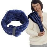 SunnyBay Neck Heating Pad Microwavable Lavender - Microwavable Heating Pads for Neck and Shoulders - Herbal Aromatherapy Heated Neck Wrap & Pillow - Microwavable Neck Wrap for Pain Relief - Navy