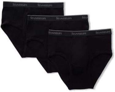 Stanfields Men’s Briefs, 6-Pack (Black, X-Large)