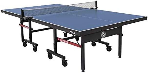 STIGA Advantage Series Ping Pong Tables - 13, 15, 19, and 25mm Tabletops - Quickplay 10 Minute Assembly - Playback Mode - Recreational to Tournament Level