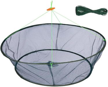 Yatrouys Fishing Net Trap for Bait Minnow Shrimp Crayfish Foldable Fish Crawdad Lobsters Cast Net Collapsible (Small 31.5inch/80cm)