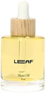 Leaf Shave | Shave Oil with Reusable Dropper - Pre-Shave & Post-Shave Oil for a Smooth Shave, Added Moisture, & Reduced Irritation for Women & Men, 1.7 fl oz