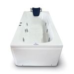 INDUS BATH Single Seater bath 5 Feet by 2.6 Feet, Freestanding Whirlpool Massage Bath Tub with lighting system, bath, bath tub for adult 1 person