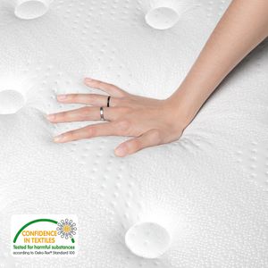TeQsli 10-Inch Double Hybrid Mattress – Medium Firm Comfort