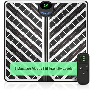 DYNA-LIFE Circulation Pro EMS Foot Massager with Remote Control – Electric Feet Massager for Pain Relief, Circulation, Neuropathy, Plantar Fasciitis – 15 Intensity Levels, 6 Modes