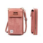 NFI essentials Mobile Sling Bag for Women Girls, Shoulder Bag for Mobile Cell Phone Cash Card Holder Stylish Hand Purse Wallet Crossbody Phone Bag