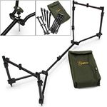 NGT DYNAMIC POD ADJUSTABLE 3 ROD COMPACT TRAVEL ROD POD WITH CASE CARP FISHING