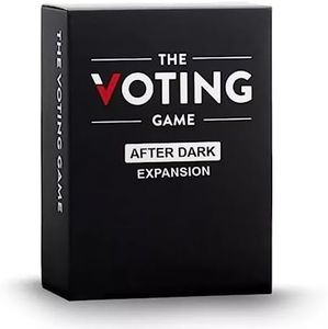 The Voting Game After Dark Expansion - 100 New Cards for The Hilarious Adult Party Game About Finding Out Who Your Friends are - for College Students, Fun Parties & Board Games Night with Your Group