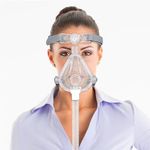 BeC Full Face CPAP Mask - BeC and Compatible with Resmed- Ultra-Soft CPAP Mask for Sleep Apnea/Disorder Breathing Relief - Hose NOT Included - Restful Nights, Improved Sleep Therapy, Fits All Sizes
