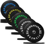 Fitvids Olympic Bumper Plates Set, 