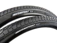 Pair of KENDA K841A KOMFORT Bike Tyres, 27.5 x 1.95, Hybrid, City, Universal, Urban, Comfort, ETRTO 48-584