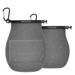 2 Pack Soap Travel Case Container,Portable Soap Bag Travel Soap,Solutions for Travelling Bathroom Shower Gym with Bar Soap (Grey)