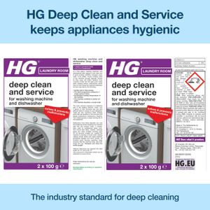 HG Washing Machine & Dishwasher Cleaner – Deep Clean Powder