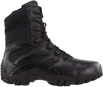 Bates Men's Delta Side Zip 8 Inch Uniform Boot, Black, 10.5 XW US