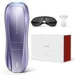 Ulike Air 10 IPL Hair Removal Device, Laser Hair Removal Device Pain-Free Ice Cooling and Permanent Hair Reduction, Dual Lights, Skin Sensor & USHR Mode* for Full Body Treatment, Gift Violet Purple