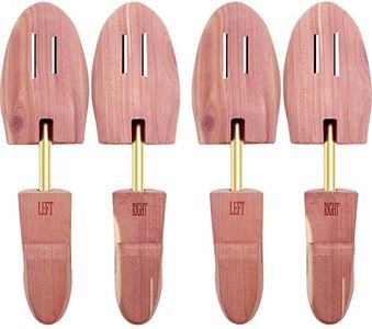 YEEGOR Cedar Shoe Trees for Men VALUE PACK, Men's Shoe Trees with Cedar Fragrance, Wooden Shoe Trees for Men, 100% Natural Red Cedar Wood, X-Large / 12-14 US