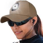 HEAD LIGHTZ Roq Innovation Flashlight Hat LED Baseball Cap, Unisex LED Baseball Hat with Light Built in, Rechargeable, Khaki