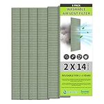 Originallife Washable Reusable Air Vent Filters for Home 2" x 14" Floor Vent Filter Reduce Dust, Dirt, Smoke, Pollen, Hair, AC Vent Filter, Floor Register Filter, Home Vent Filter, 1 Pack of 6 Filters