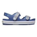 Crocs Unisex Kids Crocband Cruiser Sandal T, Bijou Blue Light Grey, 8 UK Child