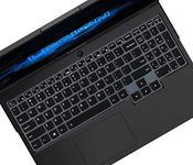 RAYA Silicone Keyboard Skin Cover for Lenovo Legion 5 / Legion Slim 5i / Legion Pro 5i / Lenovo LOQ & Legion Pro 7i | Lenovo ideapad Gaming 3 3i 15.6inch & 16inch Gaming Laptops (Black)