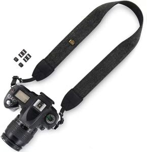 Camera Neck Strap, grey Cotton Woven Camera Strap Adjustable Camera Strap for Camcorder,and Nikon,Canon,Sony,Minolta,Panasonic,SLR,DSLR Digital Binoculars Video