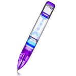 YUE MOTION Liquid Motion Timer Pen/Liquid timer pen/Multi Colored Fidget Pen For for Desk Toys, Novelty gift,Novelty toys, Single pack (Purple)