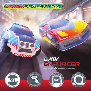 Scalextric Micro Car Race Track Set – Slot Racing Toy for Kids