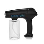 GAMMA+ Evo Nano Mister Cordless Portable Water Sprayer, Disinfect Mist, USB-C Rechargeable for Barber, Salon, Home Use, Black