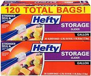 Hefty Slider Storage Bags, Gallon S