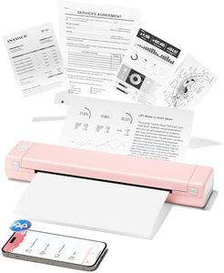 Phomemo M08F Pro Portable Printer Wireless Travel, [Upgrade] Portable Thermal Printer Support 8.5" X 11" US Letter, Inkless Bluetooth Printer Compatible with iOS, Android, PC for Travel, Office, Home