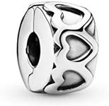 Pandora Clip Bead Hearts Line 79197