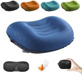 DAWNTREES Inflatable Camping Travel Pillow, Ultralight Pillow, Neck Pillow,Beach Pillow,Backpacking Pillow, Inflatable Pillow for Camping,Hiking, Ergonomic Inflating Pillows for Lumbar Support