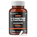 Carbamide Forte L Carnitine L Tartrate 1000mg Capsules for Men & Women | Pre Workout Supplement - 120 Veg Capsules