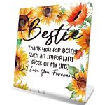 Thank You Gifts for Besties, Thank You Desk Decor for Women, Besties, Coworkers, Appreciation Gift for Women, Besties,Friend, Office Present for Besties, Friends, Desk Decorations for Sister Girls Women BFF(Pssdesk19)