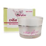 Vita Glow Skin Whitening Night Cream For Face Cream, Radiant Skin Whitening And Moisturising Formula for a Youthful Complexion, Skin Whitening Face Cream (30 Gram)