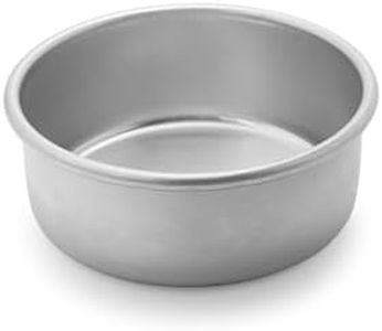 Nordic Ware 45406 Naturals Aluminum Bakeware Layer Cake Pan, Silver 6"x2.5"