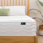Zinus 3ft mattress single with Bonnell Spring - (90 x 190 cm) - 8'' Height - Comfort Foam - Medium Firm - Breathable and Durable - Designed to UK Standards