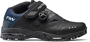 Northwave Enduro Mid 2 MTB/Trekking Cycling Shoes Black/Blue 2024, black, 10.5 UK
