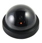 SHERYAGN Realistic Looking Dummy Security Fake CCTV Camera with Blinking Red LED Light for Office and Home (Black)