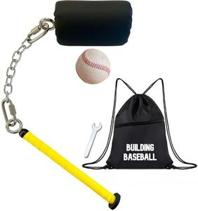 The Whip Bat – Baseball & Softball Hitting Training Aid. Hit with Real Baseballs and softballs. Detachable Swing Corrector & Batting Trainer.