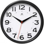 Infinity Instruments 14220BK-3364 Metro Wall Clock - Black