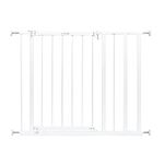 Summer Infant Everywhere Extra Wide Walk-thru Safety Baby Gate, Fits Openings 28.75-39.75” Wide, White Metal, for Doorways and Stairways, 30” Tall