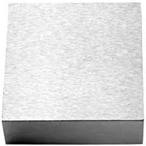 Oudtinz Bloc de banc en acier à enclume plate 6,3 x 6,3 cm pour bijoux et estampage (6,3 x 6,3 x 2,2 cm)