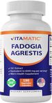 Vitamatic Fadogia Agrestis 10:1 Extract 600 mg (Equivalent to 6000 mg fadogia stem) 180 Veg Capsules