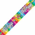 9ft Banner Bon Voyage Holographic Foil Multicolour