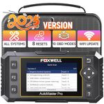 FOXWELL OBD2 Scanner NT624 Elite All Systems Diagnostic Scan Tool Automotive Code Reader with Oil Reset and EPB Service for Check Engine Transmission ABS SRS EPS Body