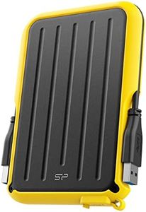 Silicon Power Armor A66 1TB Rugged External Hard Drive, Military-Grade Shockproof Water-Resistant USB 3.0 Portable HDD for PC Mac Laptop Computer - Yellow