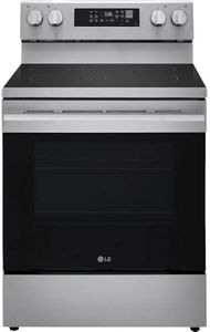 LG LREN6323YE 6.3 Cu. Ft. Stainless Freestanding Electric Smart Range