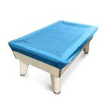 Jonny 8 Ball 6ft Fitted Nylon Snooker Pool Table Cover - For 6 Foot Tables (Sky Blue)